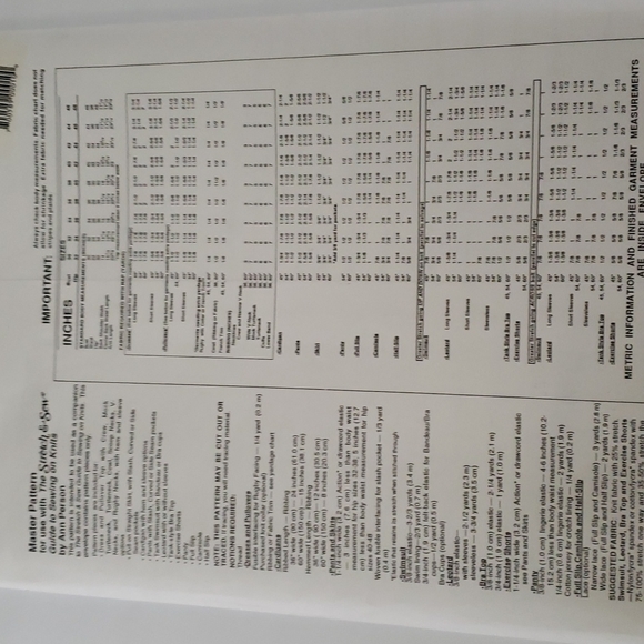 Vintage Stretch snd Sew Master Pattern 14 wardrobe pcs used - Picture 2 of 10